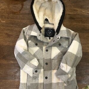 Urban Republic Kids Plaid Puffer Jacket with Hood